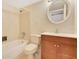 Bathroom features wood vanity and shower and tub combination at 419 Sheoah Blvd # 27, Winter Springs, FL 32708