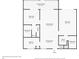 A detailed floor plan showcasing the layout of the home, including room dimensions and features at 419 Sheoah Blvd # 27, Winter Springs, FL 32708