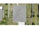 Aerial view showing a gray roof, fence, and green lawn at 4811 Sw 108Th Place Rd, Ocala, FL 34476