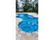 Inviting pool and spa with custom stone surround offer relaxation in a private backyard at 4811 Sw 108Th Place Rd, Ocala, FL 34476