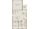 Detailed first floor plan showcasing the layout of the kitchen, gathering room, and garage at 5033 Starling Bird Ln, St Cloud, FL 34771