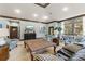 Comfortable lounge with lots of seating, TV, large windows, and decor at 6400 Raleigh St # 3015, Orlando, FL 32835