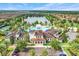 Beautiful clubhouse with a large pool, lake, playground, and tennis courts at 8989 Rhodes St, Kissimmee, FL 34747