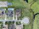 Beautiful birds eye community view shows manicured lawns and solar panels on roofs at 14285 United Colonies Dr, Winter Garden, FL 34787