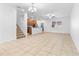 Bright, open-concept living space with tile flooring and ample natural light at 14706 Driftwater Dr, Winter Garden, FL 34787