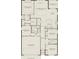 Layout showcasing four bedrooms, a spacious gathering room, and a two-car garage at 2291 Mossy Vine Ave, St Cloud, FL 34771