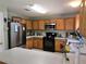 Well-equipped kitchen with stainless steel appliances, spacious countertops, and plenty of cabinet storage at 3055 Leflore Ln, Orlando, FL 32833