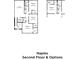 Naples second floor plan featuring bedrooms, bathrooms, a loft, and a laundry room at 3147 Cup Dr, Lakeland, FL 33803