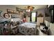 Bedroom with a ceiling fan, and decor on the walls with a view from the window at 3338 Robert Trent Jones Dr # 30704, Orlando, FL 32835