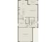 First-floor plan featuring an open kitchen, bedroom, gathering room, and two-car garage at 3406 Haven Side Rd, Davenport, FL 33837