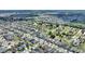 This aerial showcases the property's location within a well-laid-out neighborhood and beautiful landscaping at 372 Willet St, Haines City, FL 33844