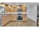 Well-equipped kitchen boasting modern appliances, ample cabinet space, and stylish countertops at 504 W Faith Ter, Maitland, FL 32751