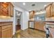 Functional kitchen area providing plenty of counter space, cabinetry, and modern appliances at 504 W Faith Ter, Maitland, FL 32751
