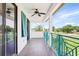 Spacious balcony offers ample space to relax and enjoy the view at 7065 Branch Court, St Cloud, FL 34771