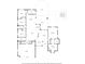 Detailed floor plan showcasing the layout of the house, including room dimensions and flow to patio and pool at 7065 Branch Court, St Cloud, FL 34771