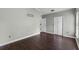 Spare bedroom with hardwood floors, closet, ceiling fan, and natural light at 117 Clowson Ct, Ocoee, FL 34761