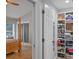 Bedroom access to organized walk-in closet at 14651 Pine Cone Trl, Clermont, FL 34711