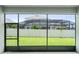 Screened-in patio overlooking a well-manicured lawn and a screened-in pool area at 15161 Lake Bessie Loop, Winter Garden, FL 34787