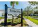 Community sign for the Tanja King Memorial Park at 3201 Glenmere Way, Orlando, FL 32828