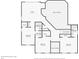 Detailed floor plan showcasing the layout of the second floor of the home at 3201 Glenmere Way, Orlando, FL 32828