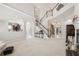 Grand foyer featuring a staircase, high ceilings, and an open view of the home's interior at 3201 Glenmere Way, Orlando, FL 32828