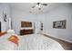 A well-lit bedroom features decor and ample space at 383 Remington Dr, Oviedo, FL 32765