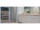 Bright bathroom featuring a double sink vanity, modern fixtures, and neutral tones at 4908 Kaia Ave, Winter Haven, FL 33884