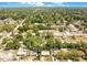 An aerial view of the neighborhood showcases the home's prime location and community amenities at 633 E Church Ave, Longwood, FL 32750