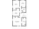 Floor plan featuring bedrooms and bathrooms at 7085 Willowwood St, Orlando, FL 32818