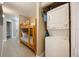 Bunk beds alongside a stacked washer and dryer unit at 13427 Blue Heron Beach Dr # 306, Orlando, FL 32821