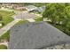 Birds eye view of gray roof, community and backyard at 140 Rangeline Woods Cv, Longwood, FL 32750