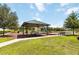 Community playground offers a covered picnic area, benches, and a play area for all to enjoy at 15408 Lebeau Loop, Winter Garden, FL 34787