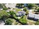 Aerial view of the property and its nicely sized and fenced backyard at 1615 Crestwood Dr, Orlando, FL 32804