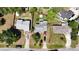 Aerial view showcases property lines, landscaping, surrounding neighborhood and nearby street at 1615 Crestwood Dr, Orlando, FL 32804
