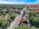 Aerial view of the neighborhood surrounding the home at 205 W Princeton St at 205 W Princeton St, Orlando, FL 32804