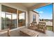 Outdoor patio with tile floors and furniture, perfect for relaxation and entertaining at 209 Luxmore Rd, Groveland, FL 34736