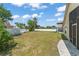 Large backyard with white picket fence at 2511 Brookstone Dr, Kissimmee, FL 34744