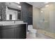Contemporary bathroom features shower, toilet, and vanity at 260 S Osceola Ave # 1207, Orlando, FL 32801