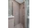 Contemporary walk-in shower with modern fixtures and stylish tile at 260 S Osceola Ave # 1207, Orlando, FL 32801
