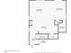 A detailed first floor plan showing the kitchen, living room, dining room, bathroom, and entry layouts with dimensions at 2834 Common Crane Ct, St Cloud, FL 34773