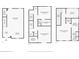 A detailed floor plan shows the layout of each level, including room dimensions and stair locations at 3062 Pirate Way, Kissimmee, FL 34747