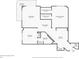 Floorplan of a modern condo featuring a primary bedroom with ensuite, second bedroom, and a balcony at 400 E Colonial Dr # 402, Orlando, FL 32803