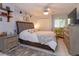 Spacious bedroom featuring a decorative accent wall and ample natural light at 470 Oak Haven Dr # 470, Altamonte Springs, FL 32701