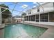 Inviting screened pool with covered lanai; perfect for relaxing and entertaining in a private backyard setting at 4927 Fiske Cir, Orlando, FL 32826