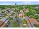 An aerial view of the property within a residential neighborhood featuring well-manicured lawns and mature trees at 508 Boxelder Ave, Altamonte Springs, FL 32714