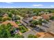 An aerial view of a two-story home with a long driveway in a neighborhood surrounded by trees at 508 Boxelder Ave, Altamonte Springs, FL 32714