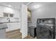 Conveniently located laundry area featuring new washer and dryer, cabinets and a utility sink at 508 Boxelder Ave, Altamonte Springs, FL 32714