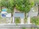 An aerial view displays a lovely single-story home with a new roof, in a quiet neighborhood at 806 Bear Lake Rd, Apopka, FL 32703