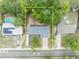 An aerial view displays a lovely single-story home with a new roof, in a quiet neighborhood at 806 Bear Lake Rd, Apopka, FL 32703