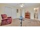 Bedroom featuring neutral walls, carpet flooring, and essential furniture for a comfortable living space at 806 Bear Lake Rd, Apopka, FL 32703